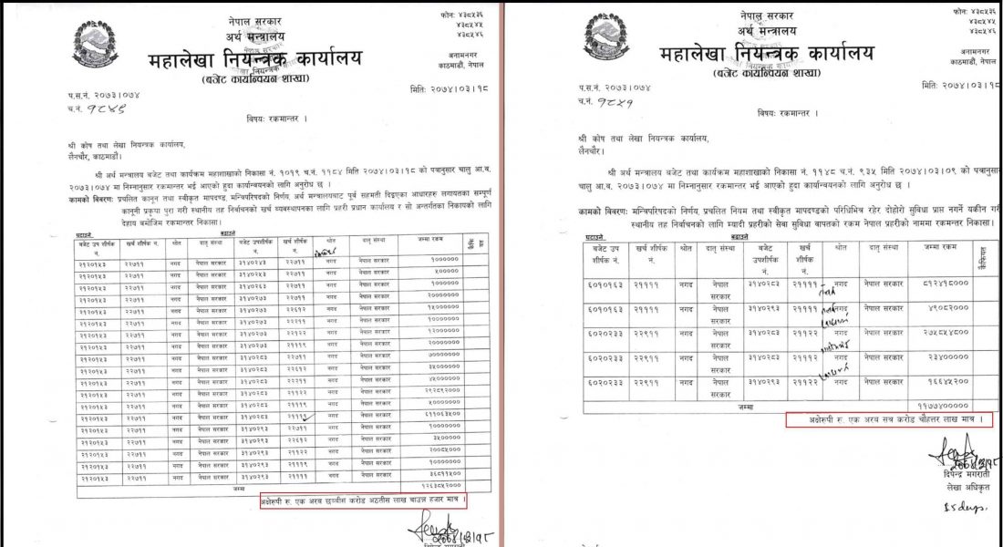 चुनाव बेपत्ता महङ्गो, मिति सार्दा मात्रै ४ अर्ब सकियो